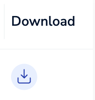 Download backup button
