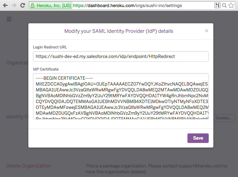 Set up identity federation