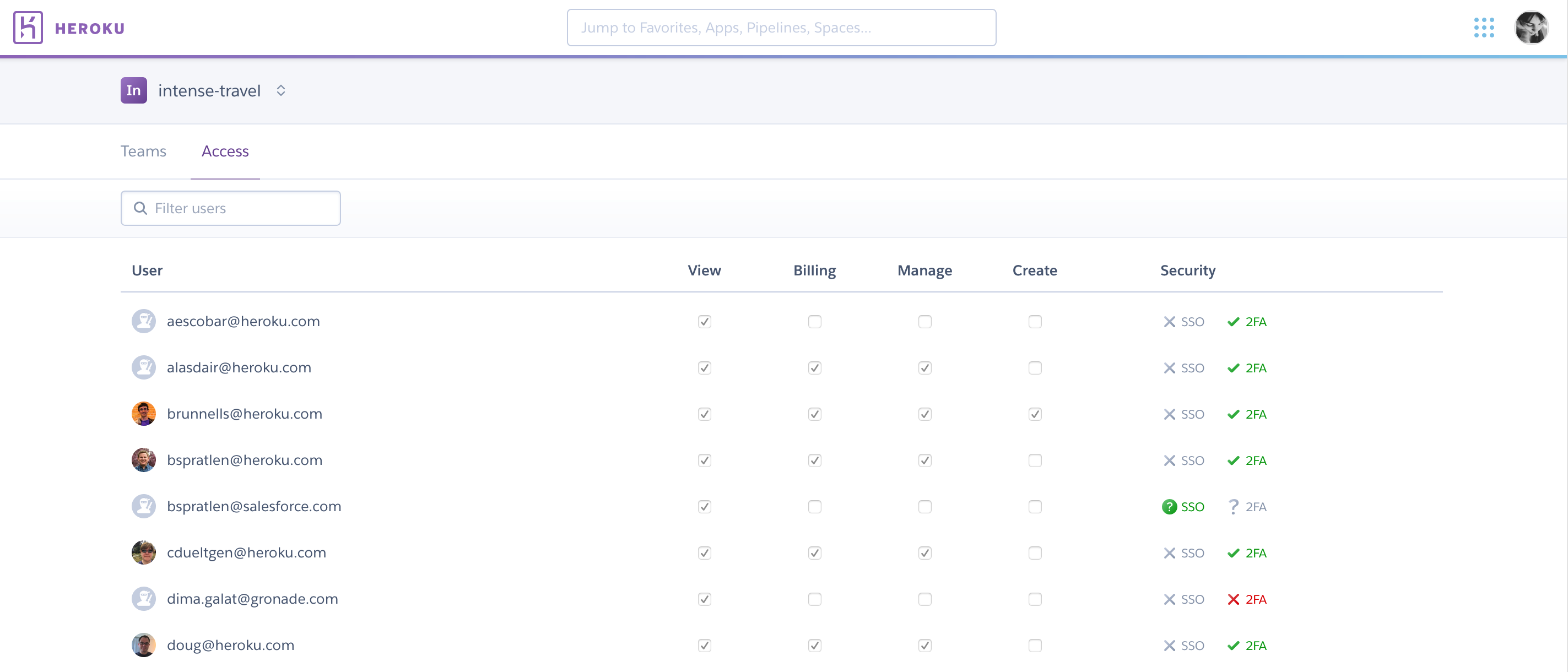 Enterprise Accounts View