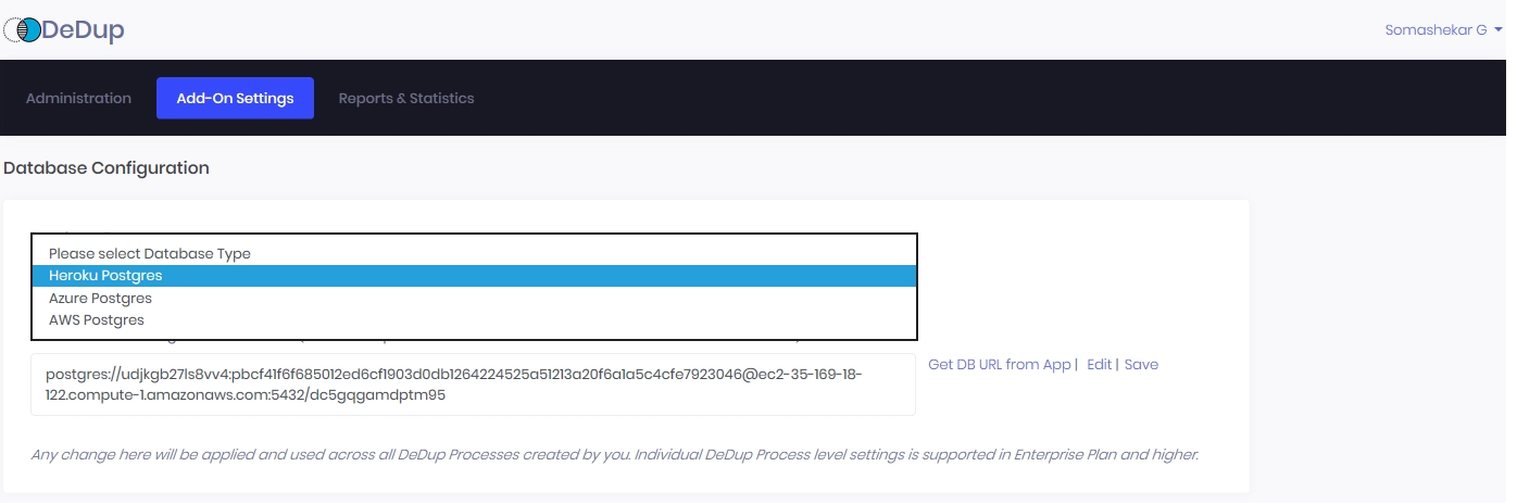 Postgres Config