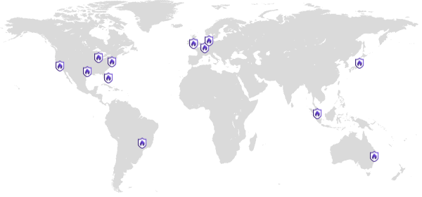 Point of Presence Map